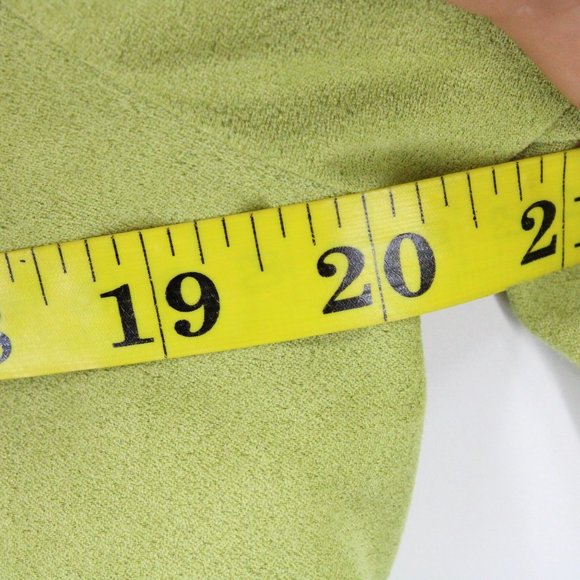 Conrad C Collection Suede Jacket Womens Green Motorcycle Style Lined Size 12 - Picture 7 of 8